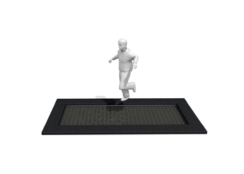 Trampolin 300, fertig zusammengebaut - handicap Ansicht 3