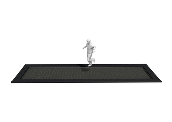 Trampolin 300, fertig zusammengebaut - handicap Ansicht 4