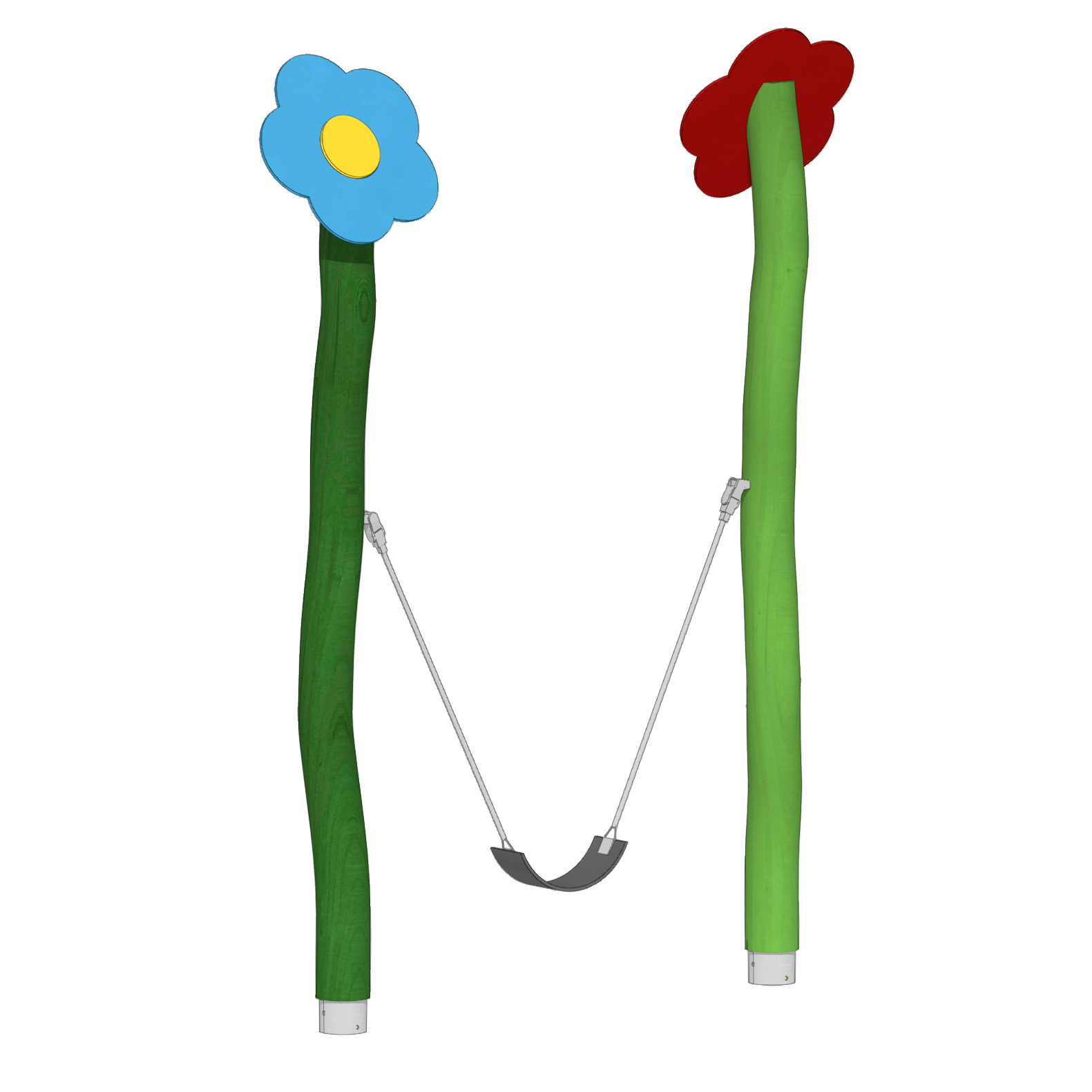 Blumen-Bauchschaukel Ansicht 2