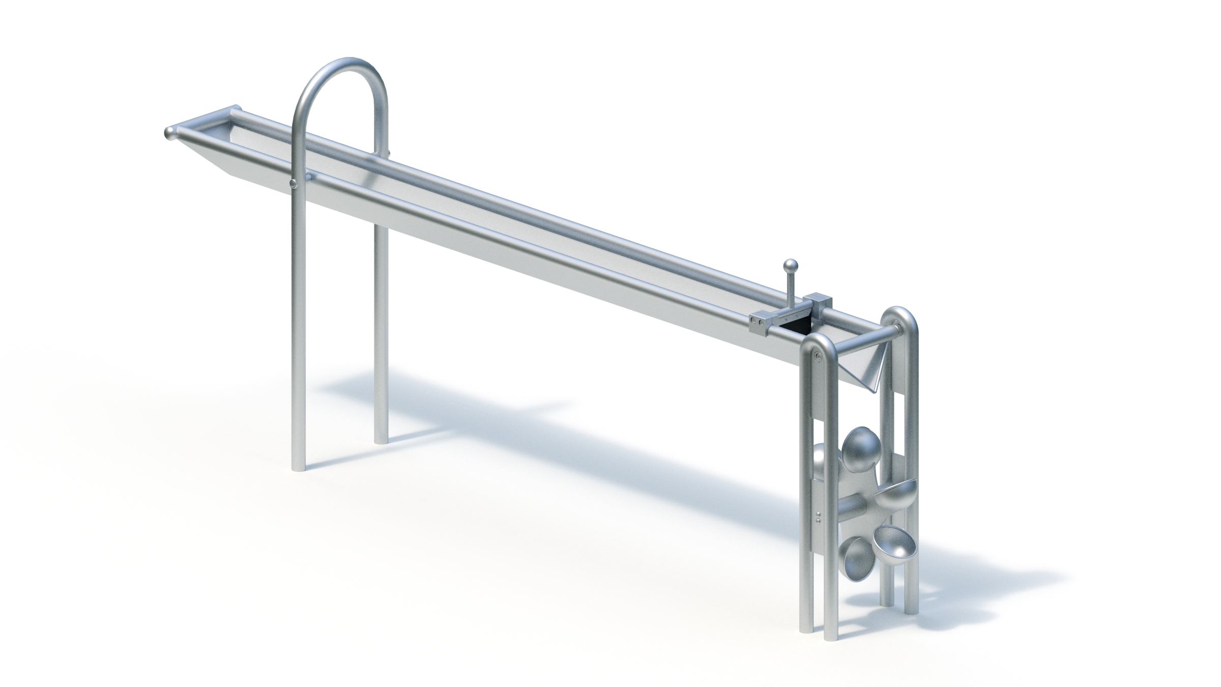Wasserrinne (2,40) mit Wassermühle Ansicht 2
