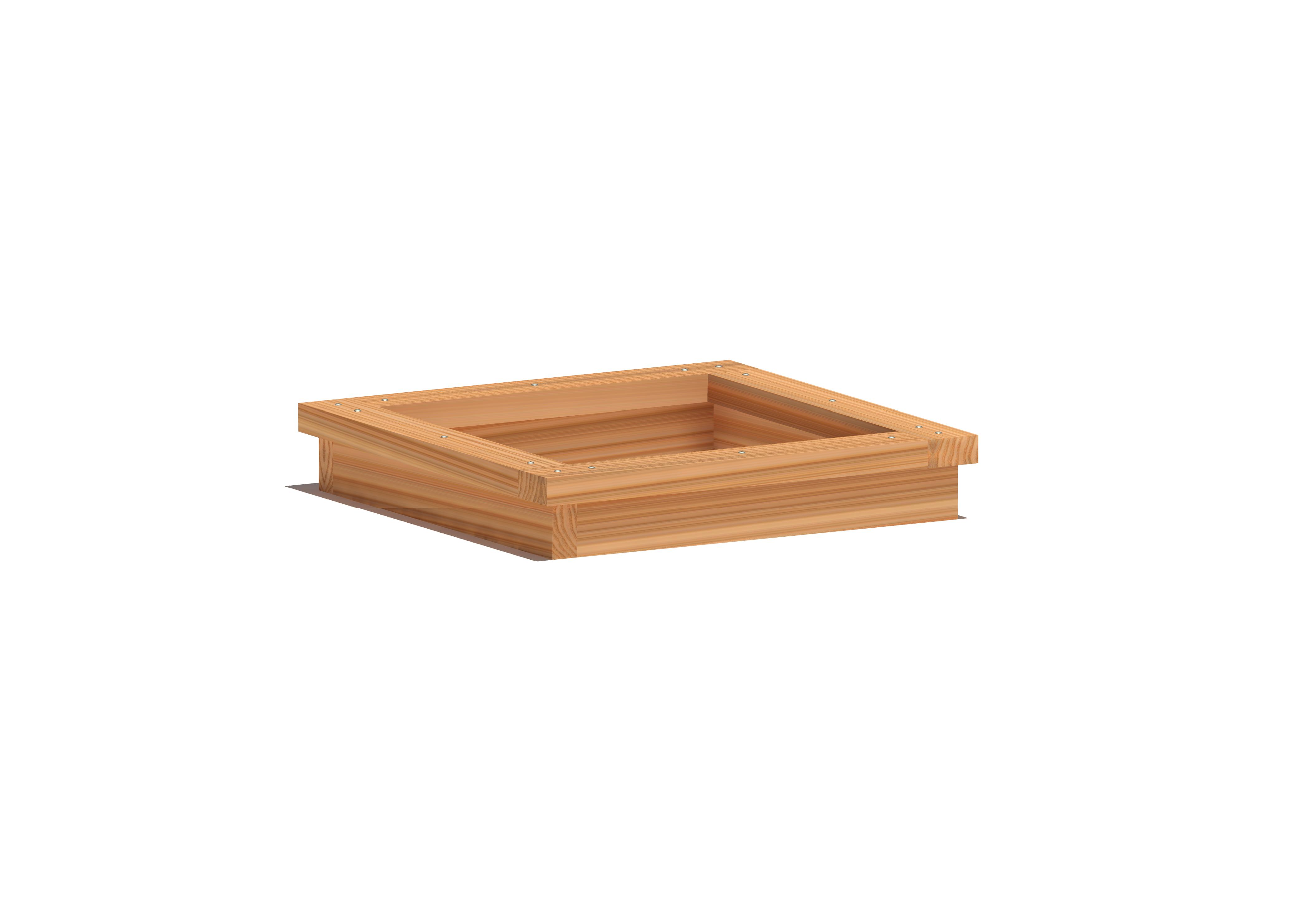 Sandkasten 075, 200 x 200 cm, doppellagig Ansicht 2