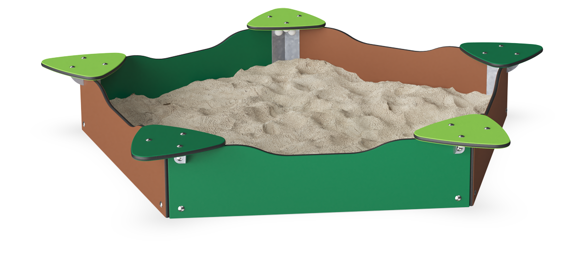 KOMPAN Sandkasten Ansicht 2