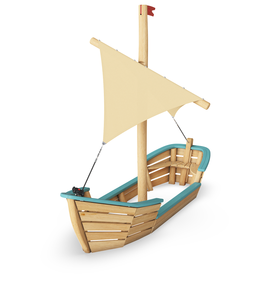 Oase Sandboot mit Segel NRO529 Ansicht 3