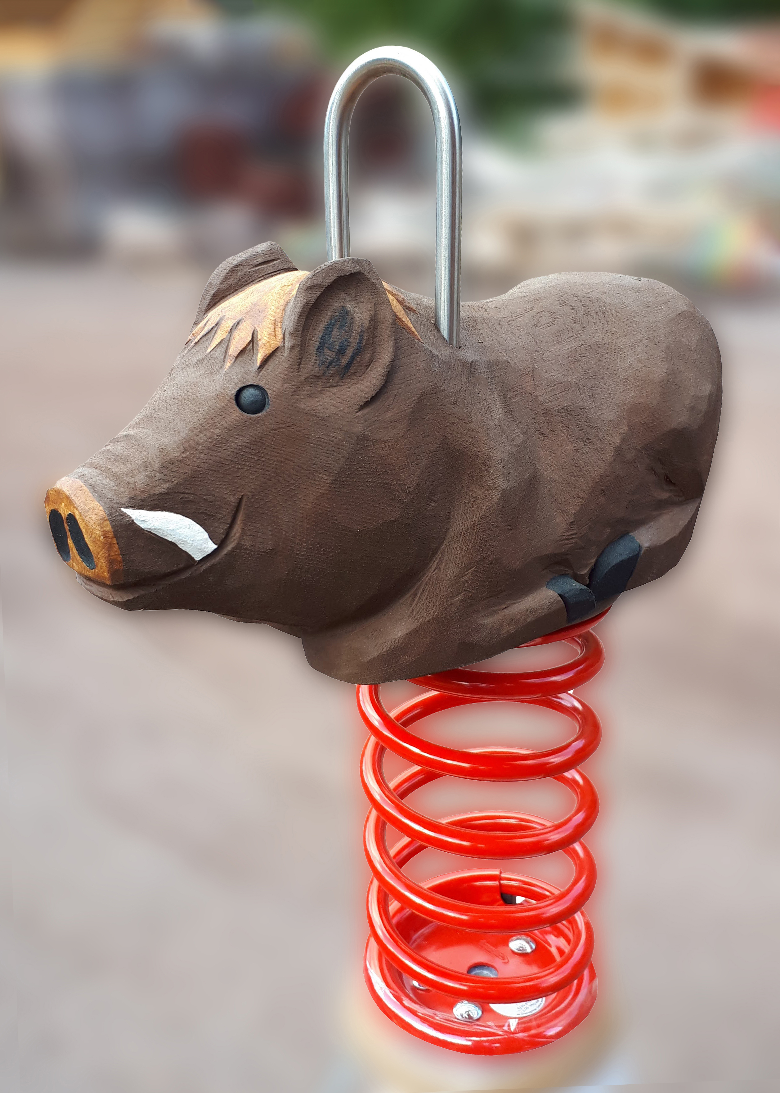 Wippgerät Wildschwein Ansicht 2
