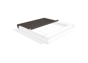 Abdeckplane mit Aufrollst. schwarz für SK 2 x 2 m Ansicht 4