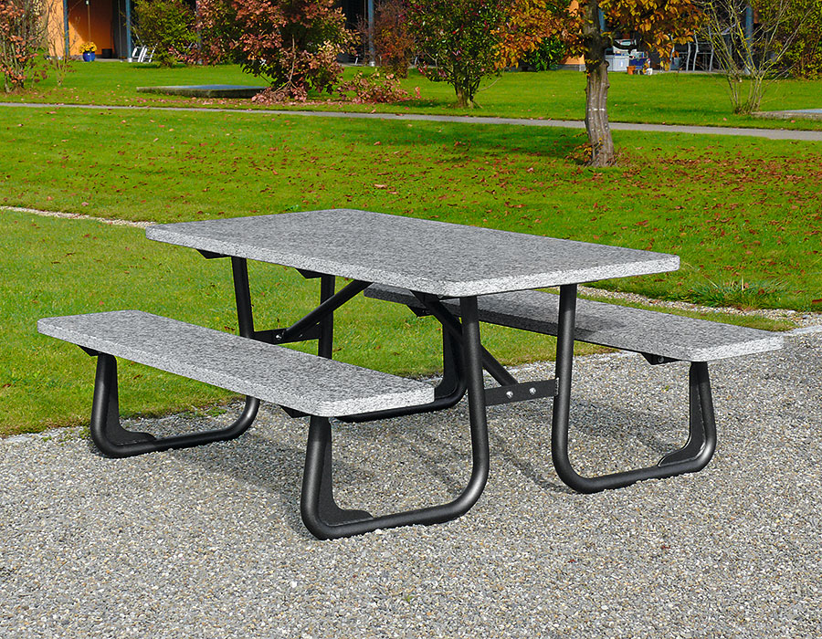 Picknicktisch Granit Ansicht 3