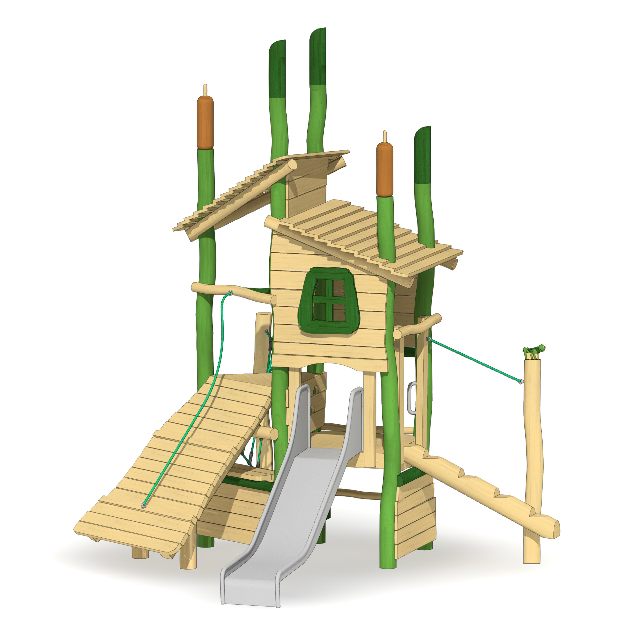 Abenteuerturm Grashüpfer 2.0 Ansicht 2