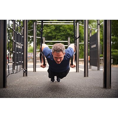 Sport-Thieme Turnringe-Set „Crosstraining“, outdoor Ansicht 5
