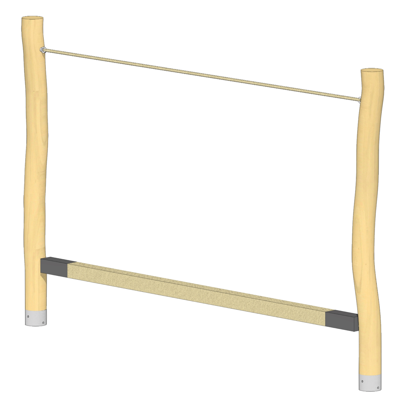 Balanciertau 3m mit Halteseil Ansicht 2