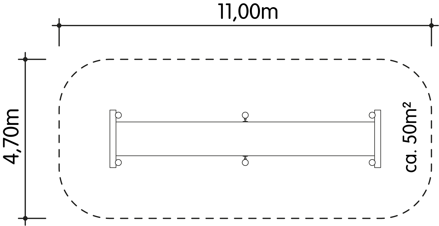 Hüpfbandbrücke Ansicht 5