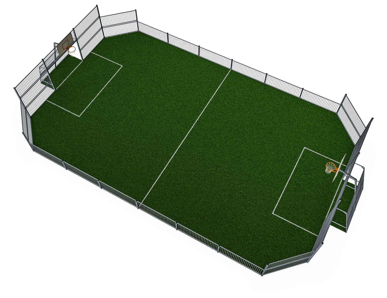 MUGA, 12 x 21 m FRE602201 Ansicht 3