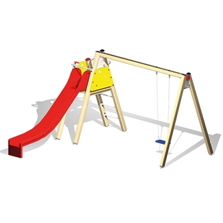 Schaukel-Rutsche-Kombi einfach, Kinderland Neeser