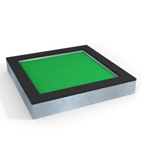 Quadratisches Trampolin (200 cm) Ansicht 2