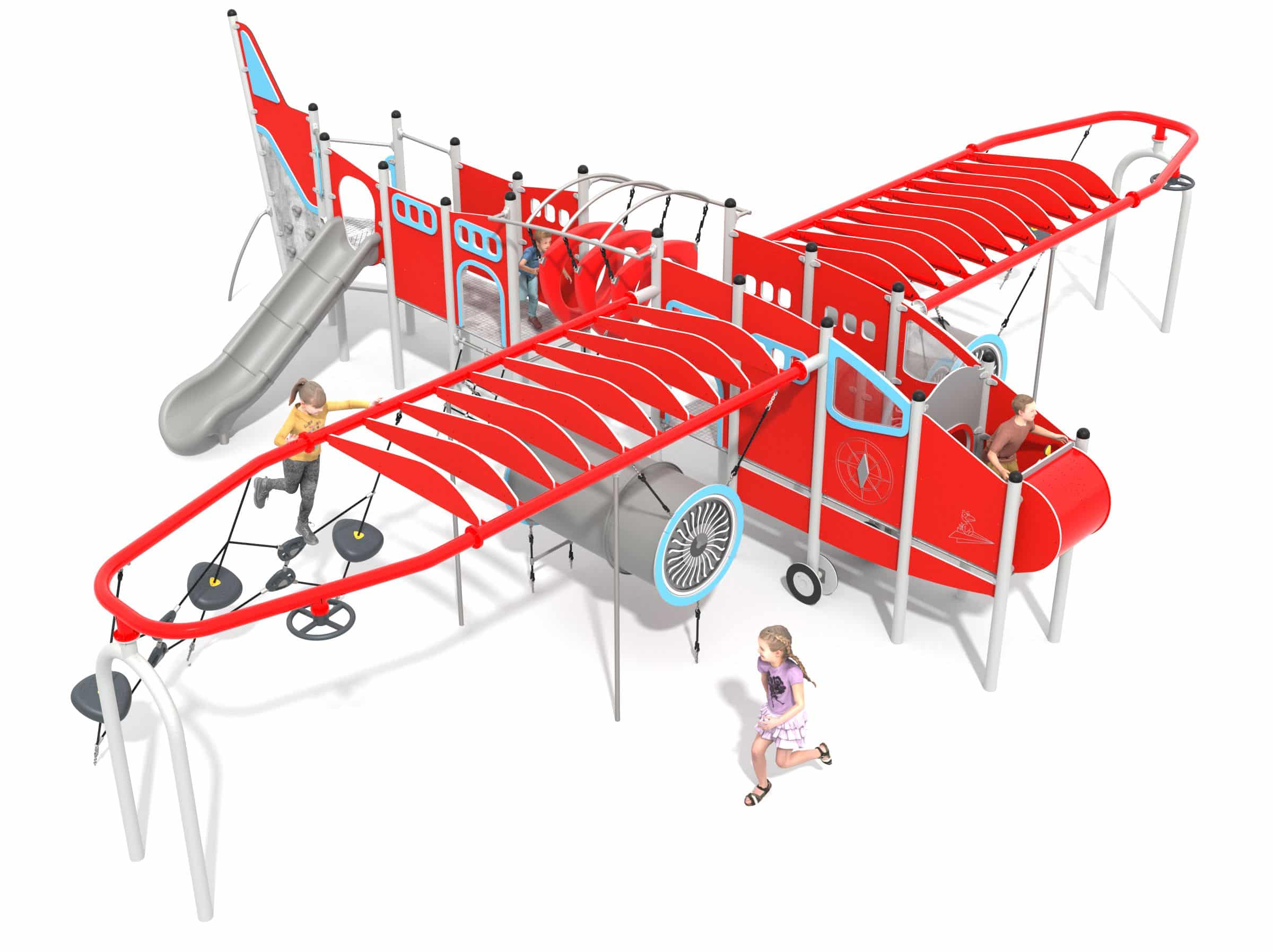 Flugzeug-Spielplatz-Set Ansicht 2