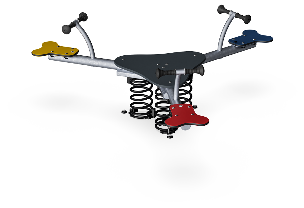 Dreier-Wippe mit Plattform KPL117 Ansicht 3