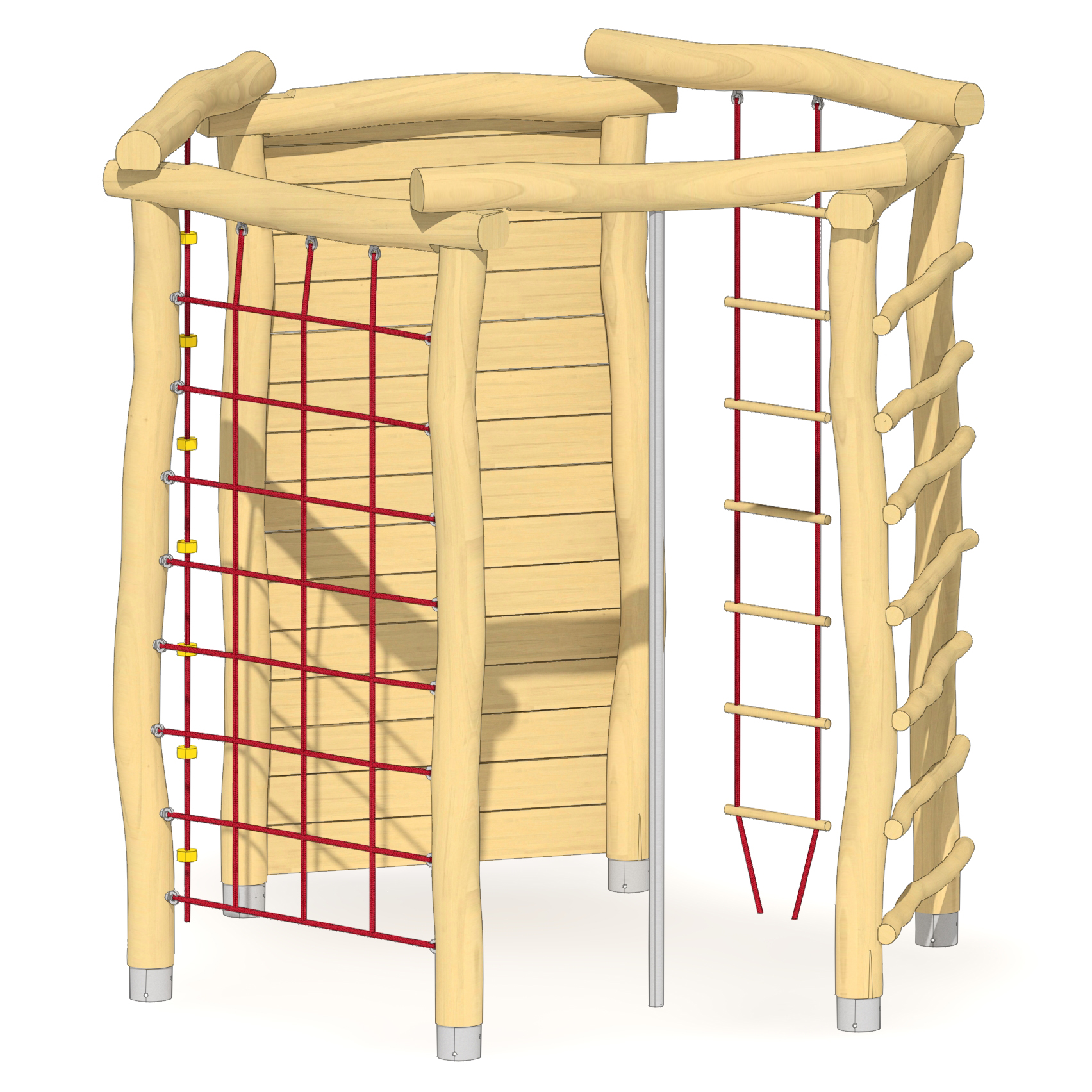 Sechseckanlage H250cm Free-Cl. statt Reckstange Ansicht 2
