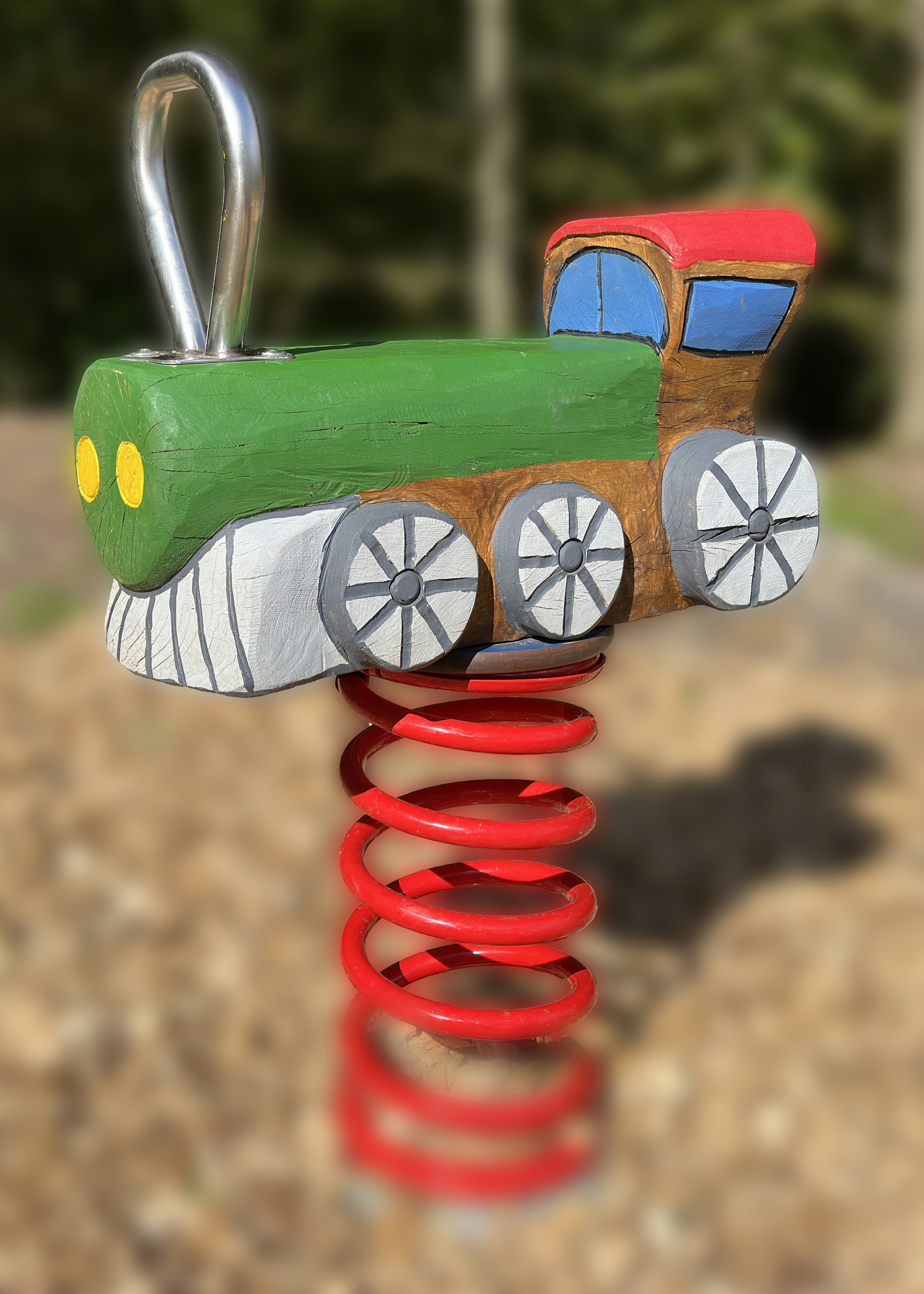 Wippgerät Lok Ansicht 2
