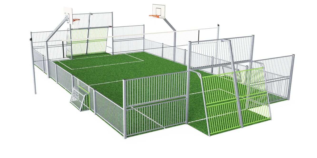 MUGA, 11 x 15 m, Stahl FRE600501 Ansicht 2
