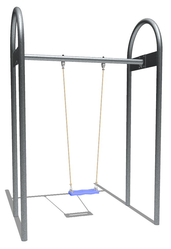 Einfachschaukel aus Metal Ansicht 2
