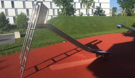 Edelstahl Leiterrutsche 150 cm Ansicht 2