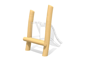 Edelstahl Leiterrutsche 150 cm Ansicht 5