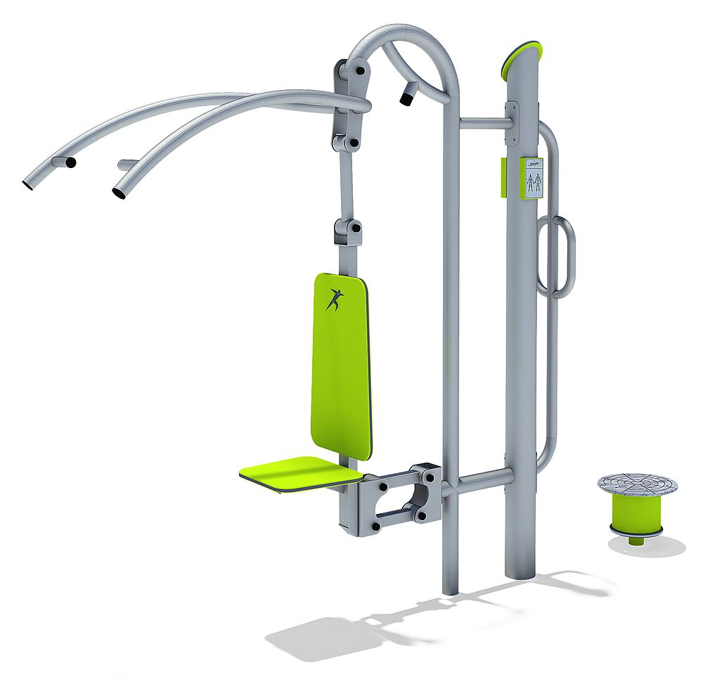Bewegungs-Station Kombi V Pull down & Twist Ansicht 4