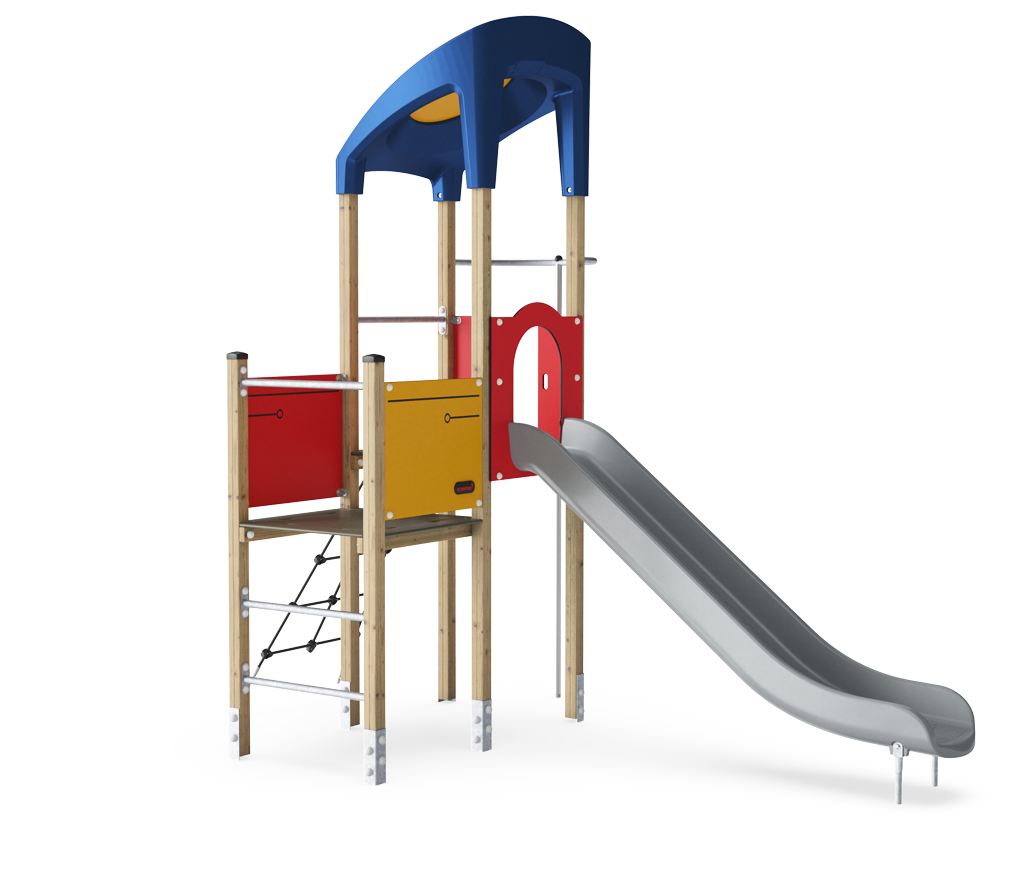 Multi-Ebenen-Spielturm KPL1024 Ansicht 2