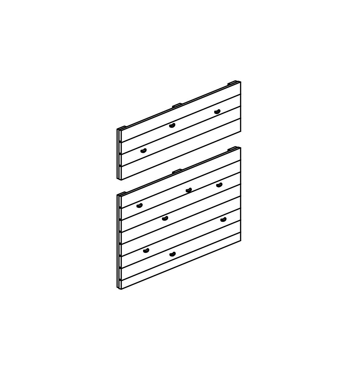 Kletterwand mit 10 Klettergiffen Ansicht 2