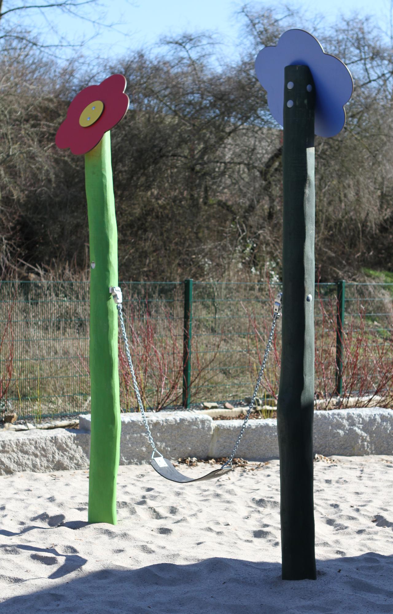 Blumen-Bauchschaukel Ansicht 2