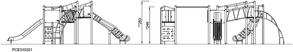 3-Turm-Spielanlage Camba PCE310321 Ansicht 5