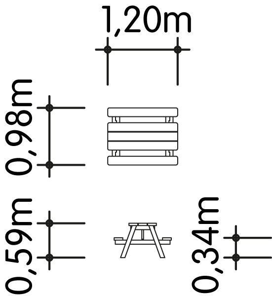 Mini-Sitzgruppe Ansicht 4