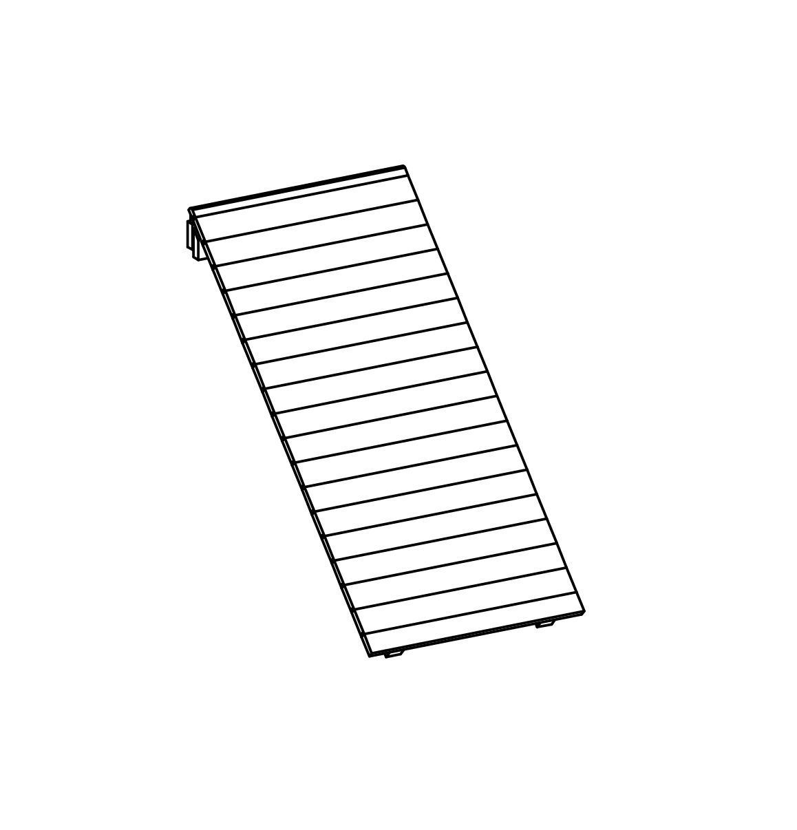 Schräge Wand Ansicht 2