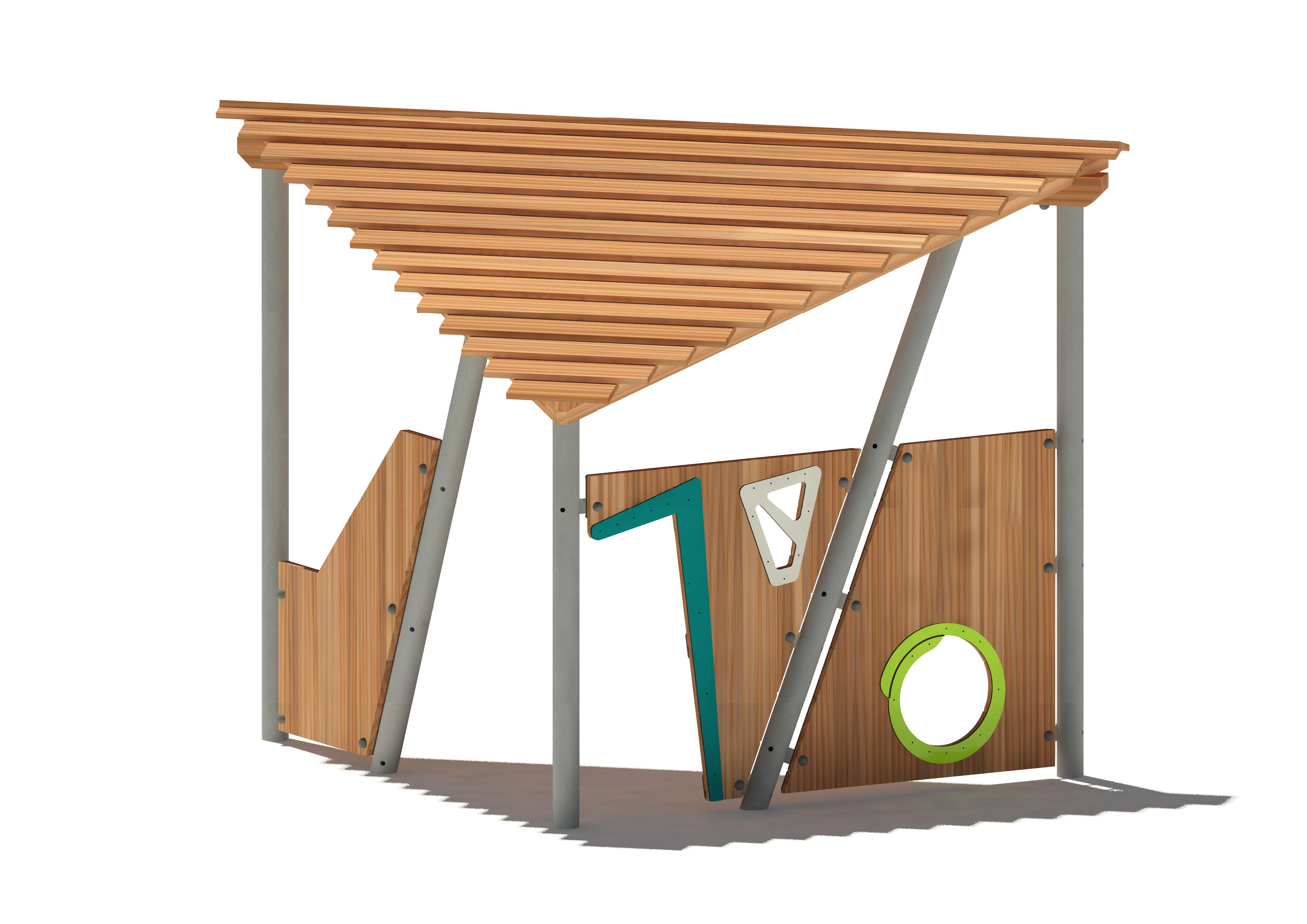 Halbes Spielhaus Freddie 18205 Ansicht 4