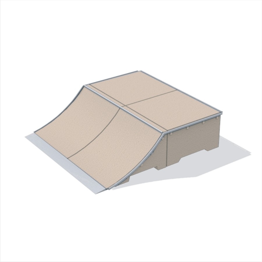 Double Quarter- Pipe Ansicht 2
