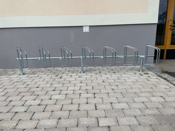 Classic III Farradständer Reihenparker für 7 Fahrräder Ansicht 3