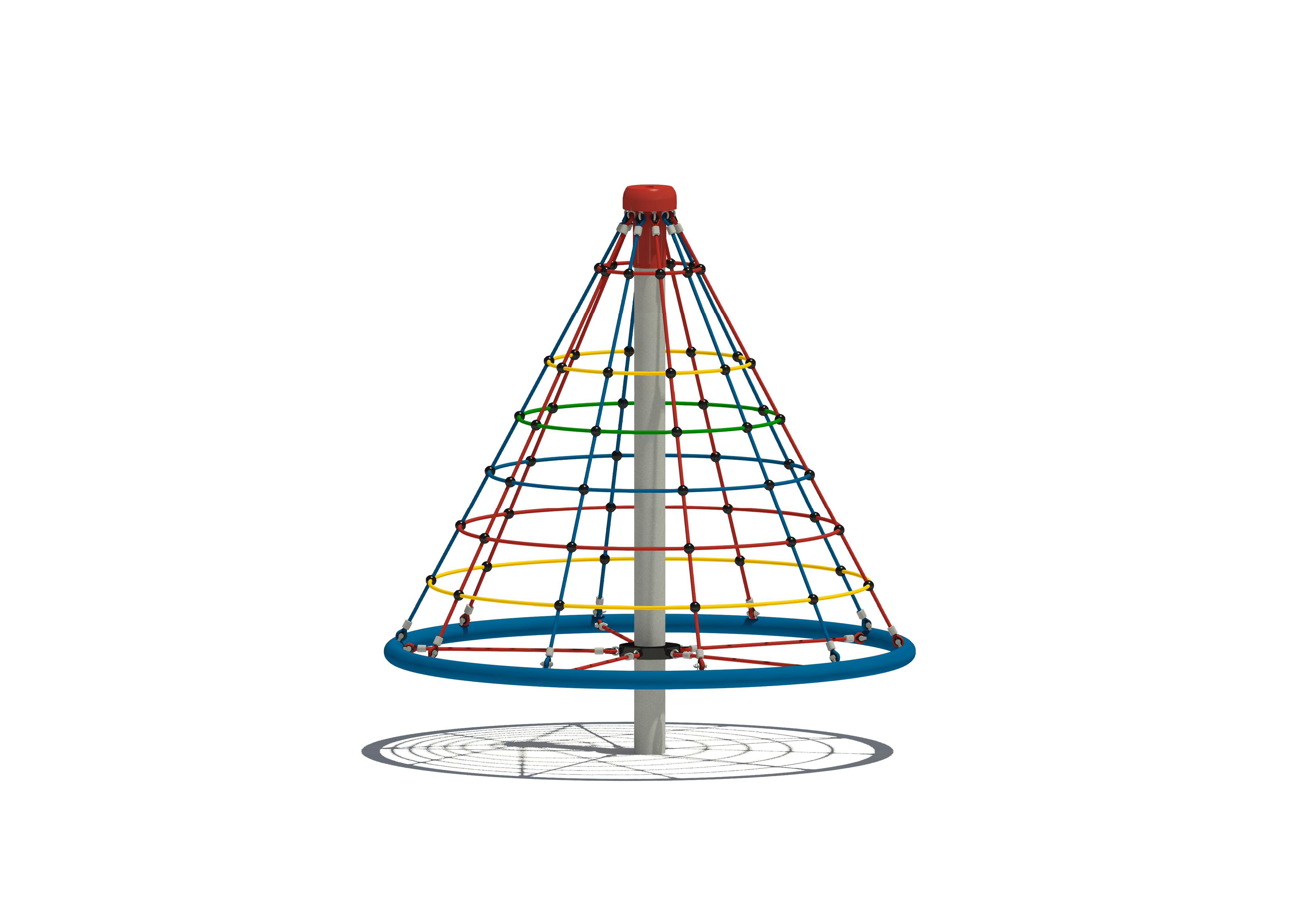 Kletternetzpyramide Zwergenland 625 Ansicht 2