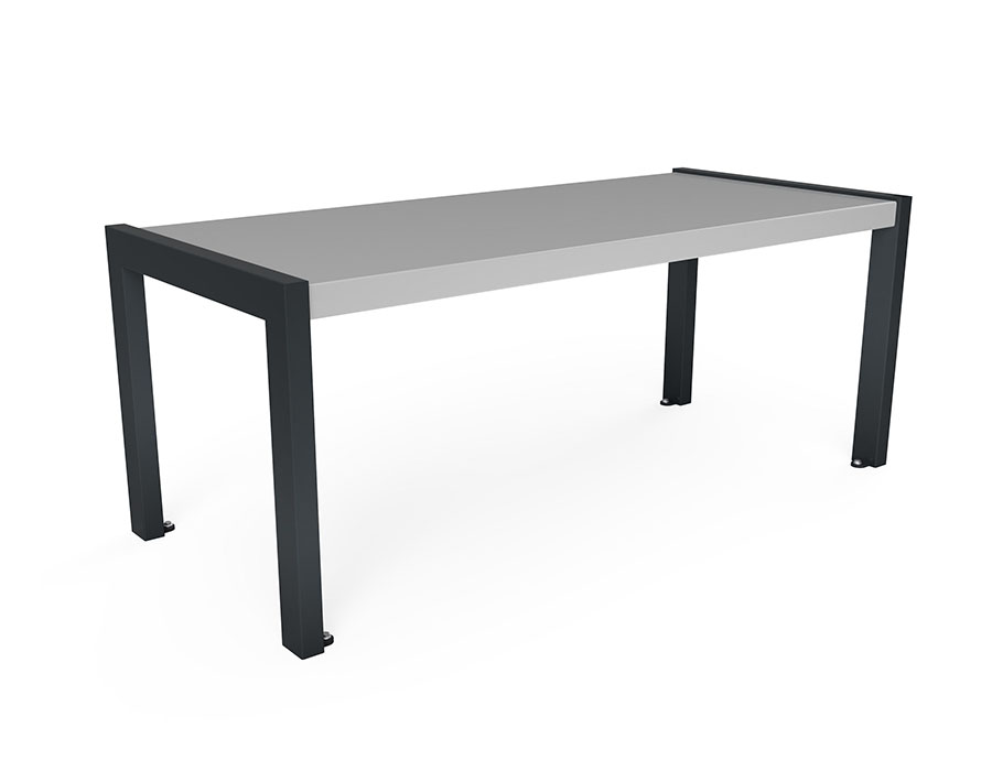 Parktisch Aluminium Ansicht 2