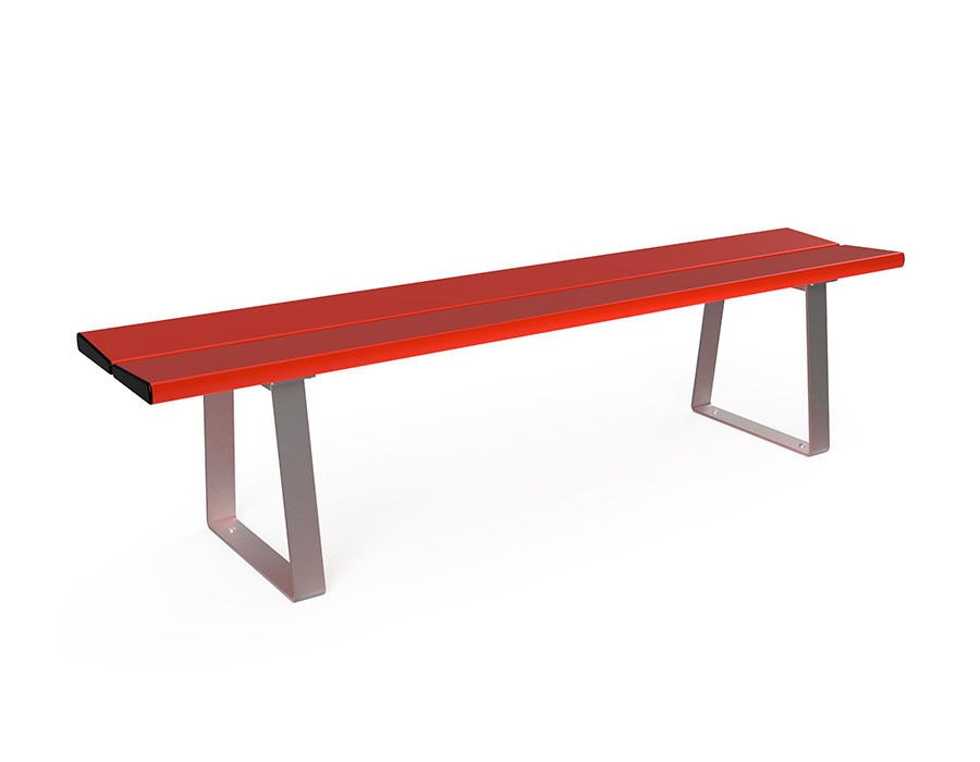 Parkbank Aluminium Ansicht 2