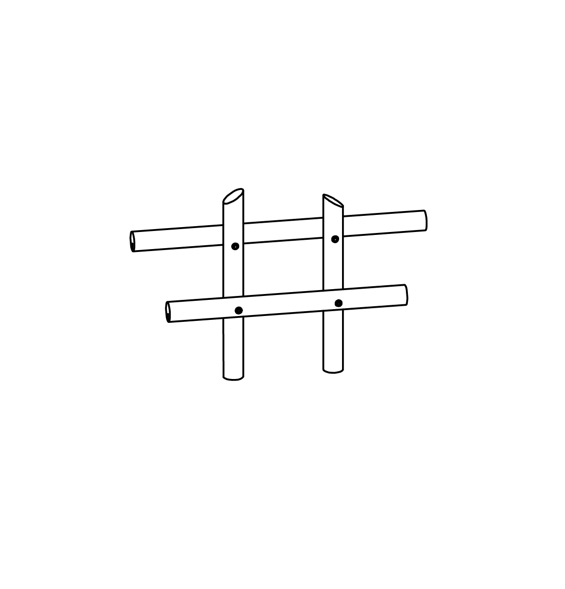 Sitzzaun Ansicht 2