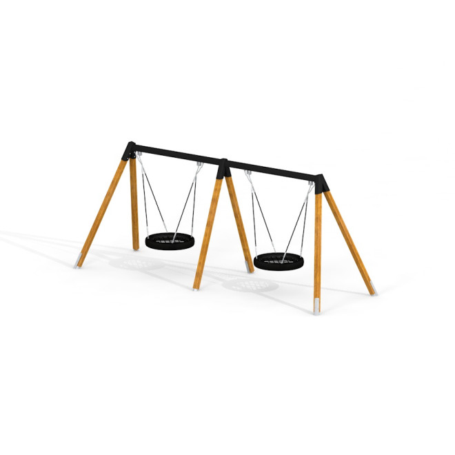 Doppelt Nestschaukel (BNS 90 cm) Ansicht 2