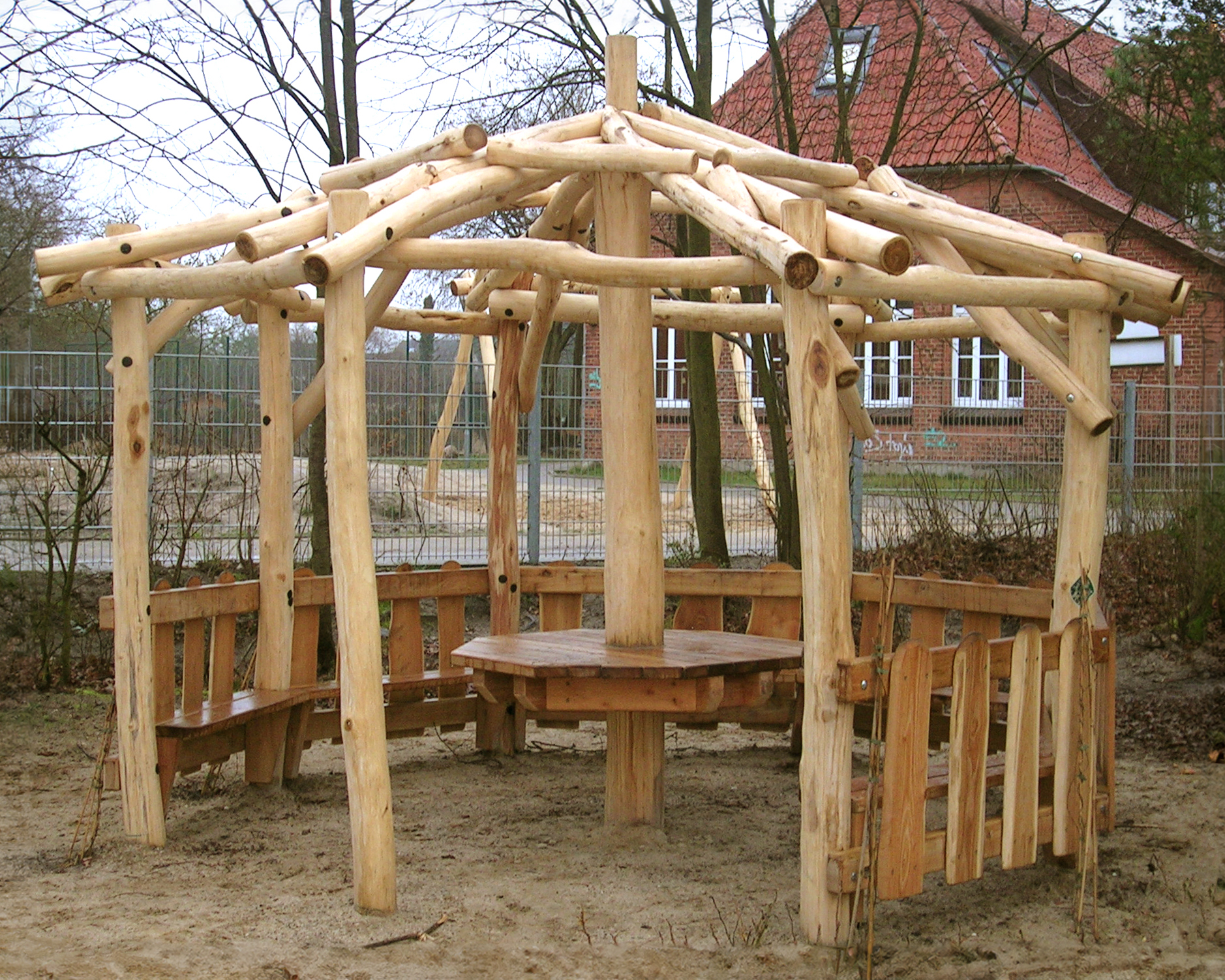 Sommerlaube 8-eckig Ansicht 2