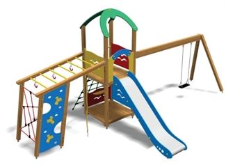 Spielturm "Erde" Ansicht 1