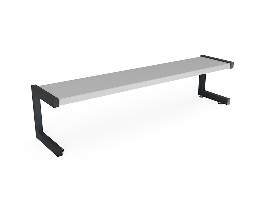 Parkbank Aluminium Ansicht 2