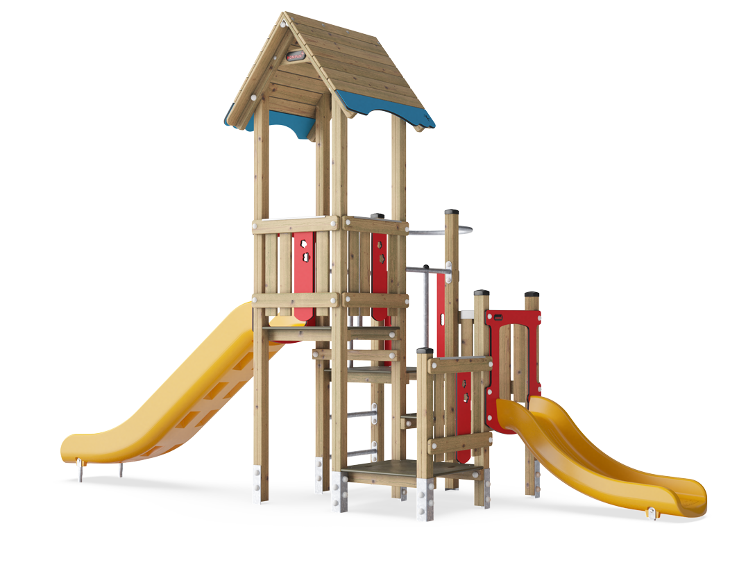 Multi-Ebenen-Spielturm, kompakt KPW102301 Ansicht 3