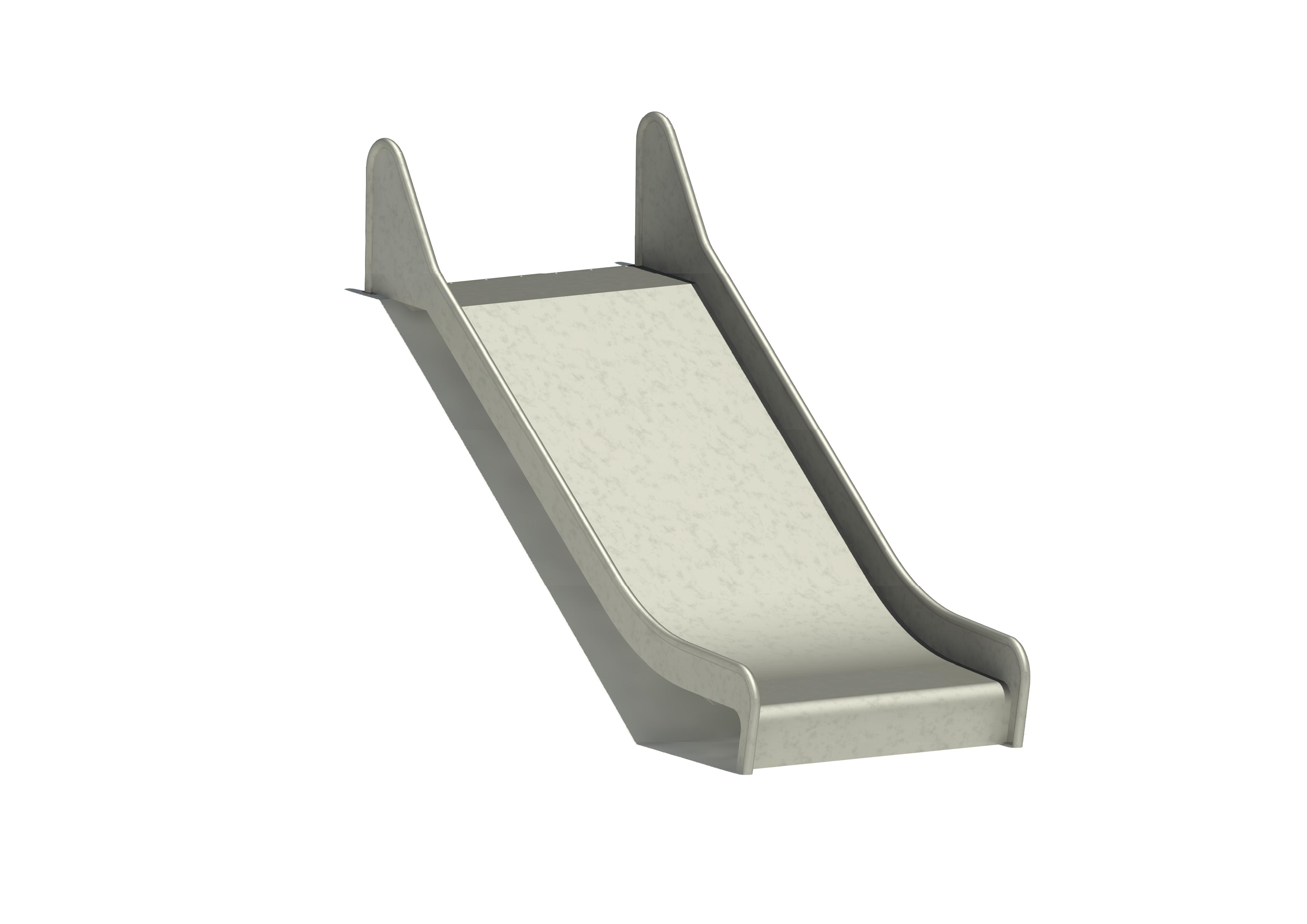 Hangrutschbahn Edelstahl, ABH 120 cm,Breite 100 cm Ansicht 2