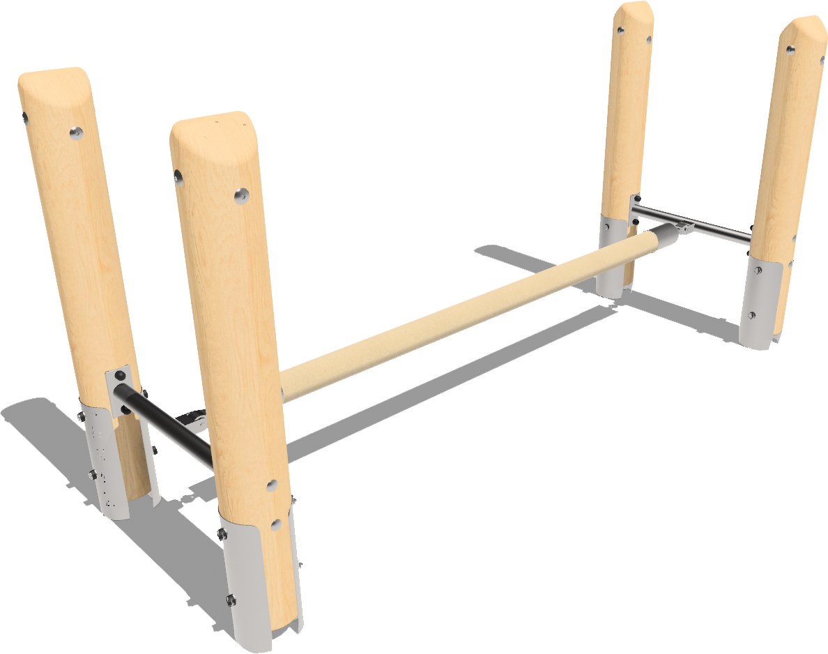 Balancierelement Balanciertau mit Edelstahlpfosten Ansicht 5