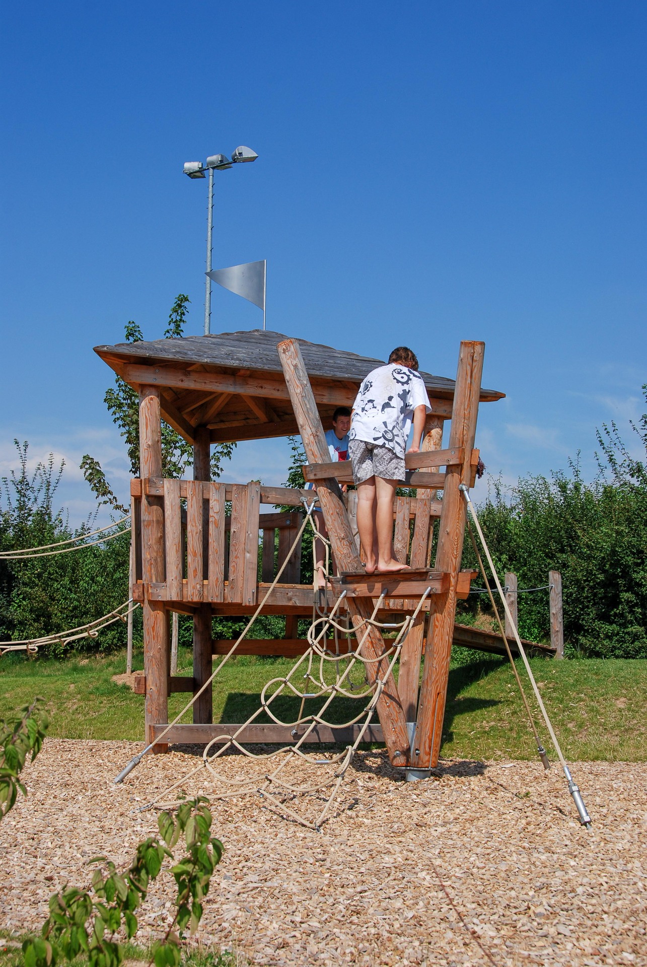 Schräges Kletternetz Ansicht 4
