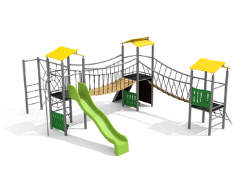 Kletterlandschaft 3 steel color Ansicht 5