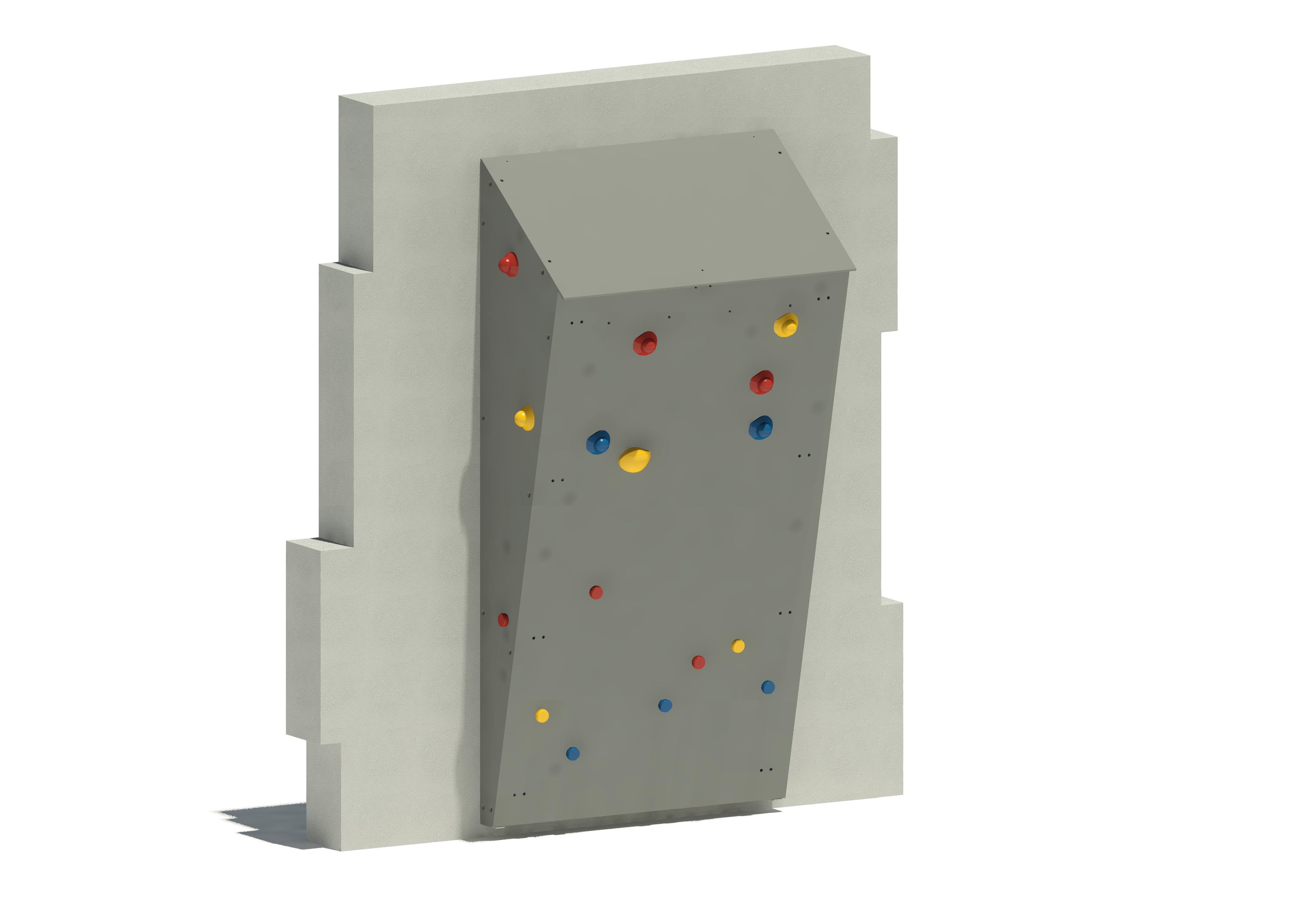 Boulderwand Onsight 5120, Schräge Wand Ansicht 2
