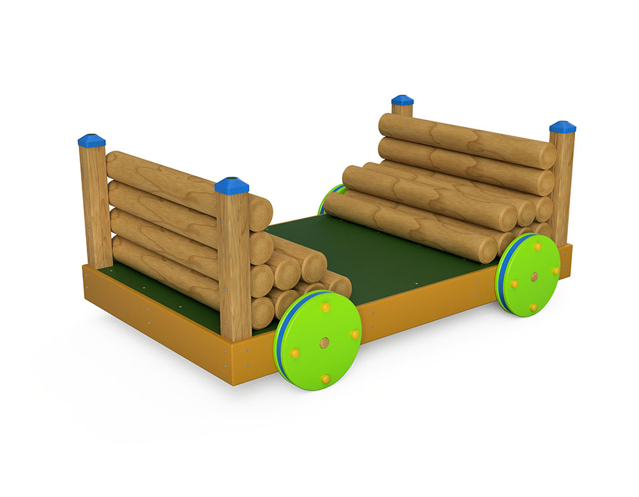 Holzwagen Ansicht 2